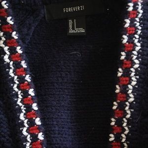 oversized knit button down( fits like a m/L)